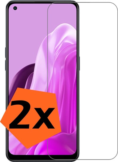 Screenprotector - 2 Stuks - Geschikt voor OPPO Reno 7 - Extra Sterk - Gehard Glas - Beschermglas - Tempered Glass - Screen Protector