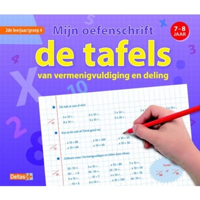 Mijn oefenschrift De tafels van vermenigvuldiging en deling Educatieve boeken (spelletjes en raadsels)