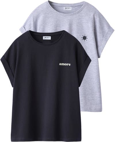 Jonen Set van 2 T-shirts met korte mouwen voor meisjes