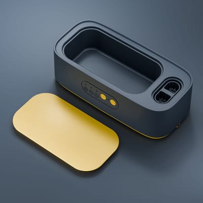 Sieradenreiniger - schonere machine, brillenreiniger, ultrasone reiniger, ultrasone sieradenreiniger met 3 modi voor ringen, horloges en brillen, professionele ultrasone reiniger voor sieraden