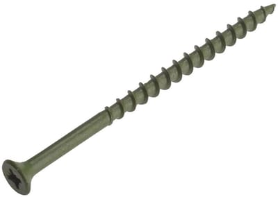 Decking Schroeven - Houtschroeven Terras - Buiten Klussen - Anti-Corrosie Groen - 4.5 x 75mm
