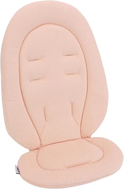 Kinderwagenkussen - Zachte zitverhoger - Comfortabel reizen - Antislip onderkant - Ca. 50x36 cm - Lichtroze