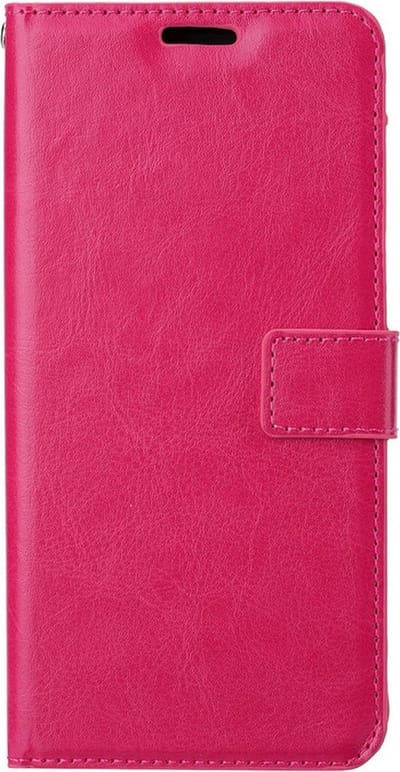 LuxeBass Telefoon Wallet Bookcase voor Samsung Galaxy A22 4G - Portemonnee telefoonhoesje voor Bankpassen - Kunstleer - Siliconen Houder - Magnetische sluiten - Roze - telefoonhoes - gsm hoes - telefoonhoesjes - telefoonhoes - gsm hoes - gsm hoesjes