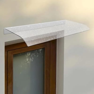 Voordeur Luifel - Afdak Raam - Bescherming Buiten - Hoge Stabiliteit - 50x280cm - Helder
