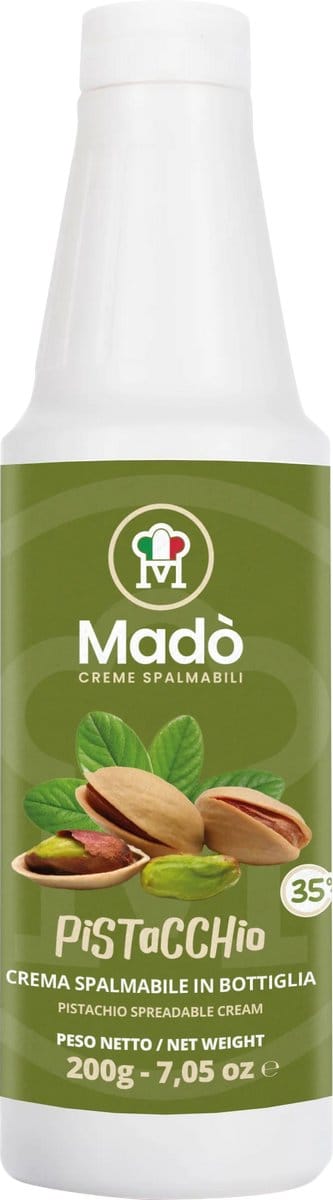 Pistache Topping 35% Mado HoReCa – Romige Pistachesaus – Voor Desserts, Pannenkoeken & Wafels – 900 g