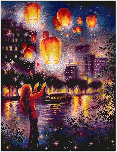 Magic Needle Sky Lanterns borduren (pakket) 550-761