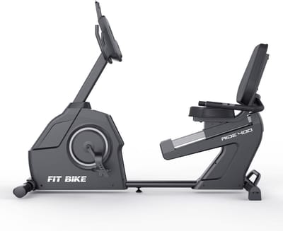 FitBike - Ride 400 iPlus - Recumbent Bike - Ligfiets - Bluetooth - 24 Weerstandniveaus