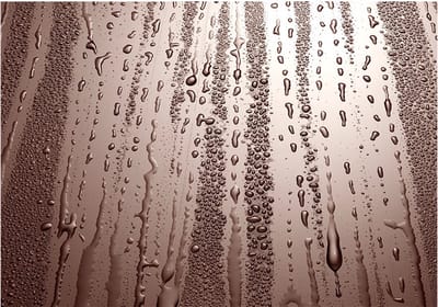 Fotobehangkoning - Behang - Vliesbehang - Fotobehang Regendruppels - Autumn drizzle - 150 x 105 cm