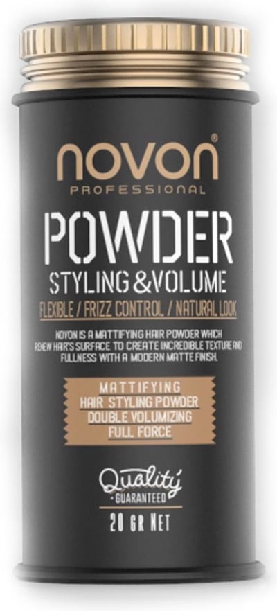 Novon Volume Poeder Style & Volume 21gr - volume en stevigheid voor extreme looks - pompadour - kuif