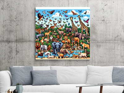 Kunstprint | Wanddecoratie | Dibond | 50 × 50 cm