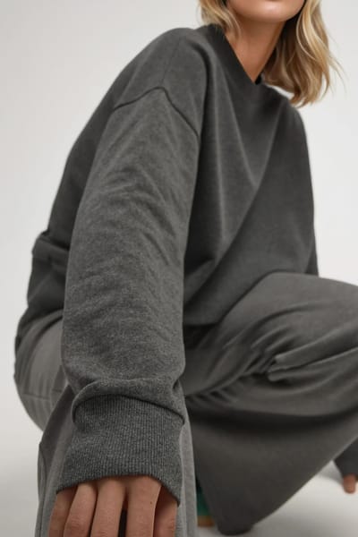 Oversized Crewneck Basis Sweatshirt