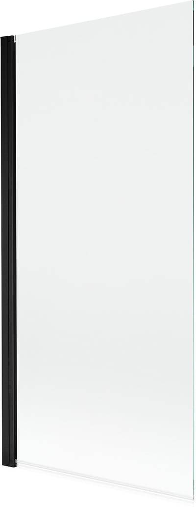 Mexen Mist badwand 1-deurs 90 x 150 , transparant, zwart - 8A9-090-001-70-00