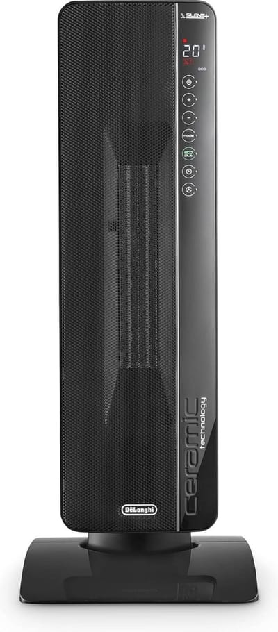 Keramische Kachel met 3 Verwarmingsstanden en Silent Technology - Zwart