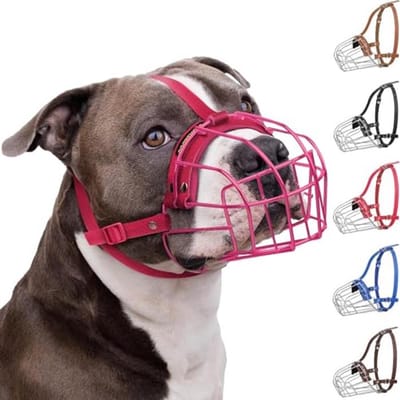 Ademende Hondenmuilkorf voor Grote Honden - Veiligheid en Comfort voor Training en Wandelingen