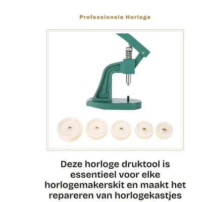 Dailygoods - Professionele Horloge Druktool voor Horlogereparatie