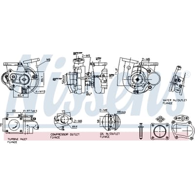 Supercharger, drukvulling NISSENS 93613
