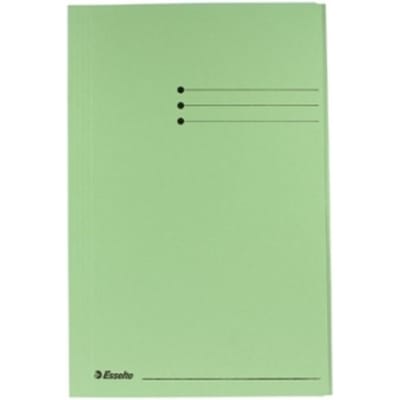 Esselte Manilla 3-klepsmap - folio - 50 stuks - Groen