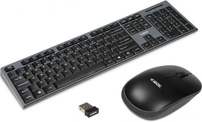 iBOX Desktop Kit Pro - keyboard and mouse set - black - Keyboard and mouse set - Zwart