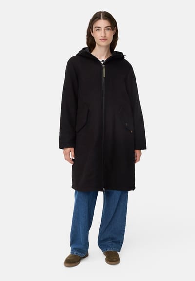 camel active Parka met reflecterende details - Maat womenswear-34 - Donkerblauw