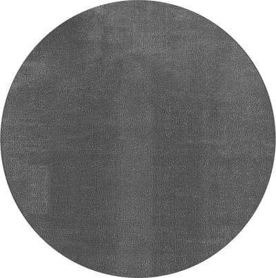 Karpet24 Loft – Luxe, Fluweelzacht Effen Vloerkleed in Antraciet, Modern & Stijlvol-Ø 160 cm rond