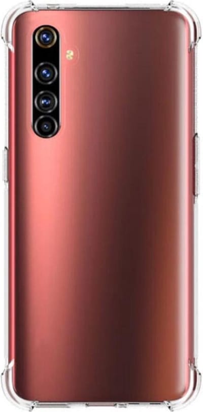 Shop4 - Realme X3 SuperZoom Hoesje - Zachte Back Case Transparant