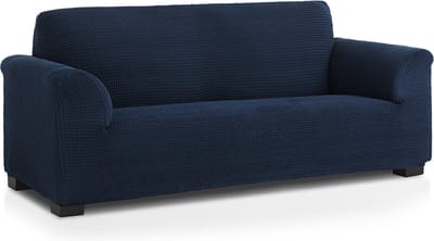 Belmarti Milos bankhoes 140-180 cm - Marineblauw - Stretch katoenmix - Antistatisch