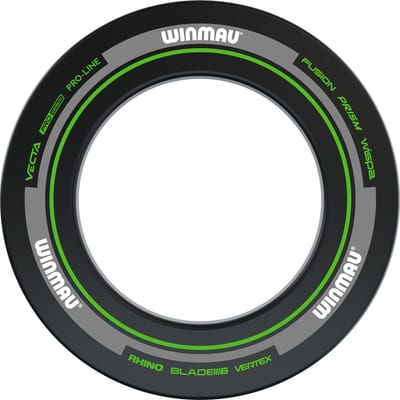 Winmau Advance Black Green Dart Surround