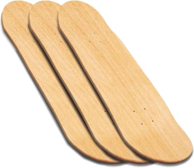 Blanco Skateboard Dekken - Lege Decks - DIY Kunst - 7-laags Esdoorn Constructie - 8 x 31 inch - Natuurlijk
