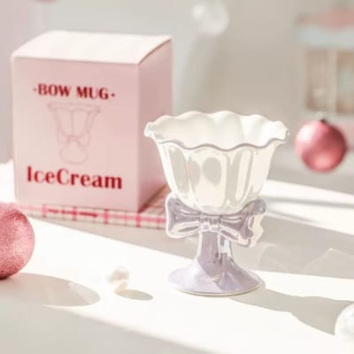 Boogbeker Keramische Kop IJsbeker Dessertbeker High-end Schattig Meisjes Exquise Niche Design Stel 180ml
