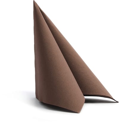 Servetten 38x38cm 50/1 - BROWN (970)