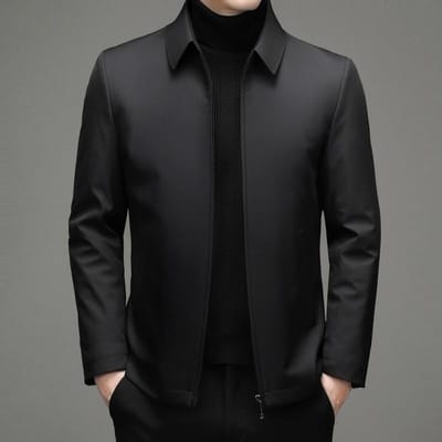 Dikke Warme Witte Eendendonsjas voor Mannen Winter Nieuw Outfit voor Middelbare Leeftijd Papa Kan de Binnenjas Uitnemen 4XL zwart