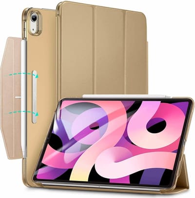 ESR Yippee Color kunstleer hoes voor iPad 10.2 (2019 2020 2021) - roségoud