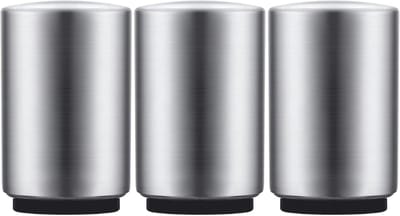 Kurkentrekker-wijnopener-bieropener-3-delige premium automatische bierflesopener - magneet roestvrij staal, druk naar beneden, deksel voor frisdrank, magnetische sluiting, geen schade aan het deksel - draagbare tool voor boven de bar - voor thuis, wi