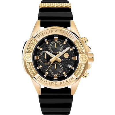 Philipp Plein The $kull Chrono Heren Horloge Zwart PWWFA0225