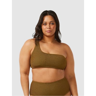 Rip Curl Sunshine One Shoulder Top Bikini Top groen