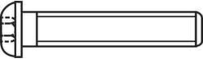 TOOLCRAFT 839806 Lenskopschroeven M5 16 mm Binnenzeskant (inbus) ISO 7380 RVS A2 100 stuk(s)
