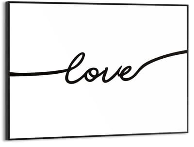 Schilderij Love - 30 x 40 - Hout - REINDERS