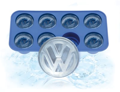 BRISA VW Collection - VW Bulli T1 bus / VW-logo / VW-kever ijsblokjesvorm, bakvorm, ijsblokjesmaker van siliconen