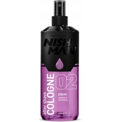 Nishman Storm Aftershave Cologne 400 ml - Verfrissende Barber Cologne - voor Mannen