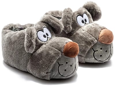 Berussa - Twigy Dames Pluche Pantoffels - Dames Sloffen – Pantoffels Dieren -Fibert Patroon 40/45