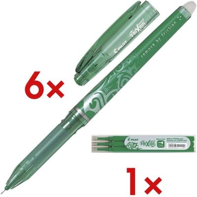 Pilot FriXion Groene Rollerball Ball 0.5mm Erasable Pen - 0.5mm uitgumbare balpen