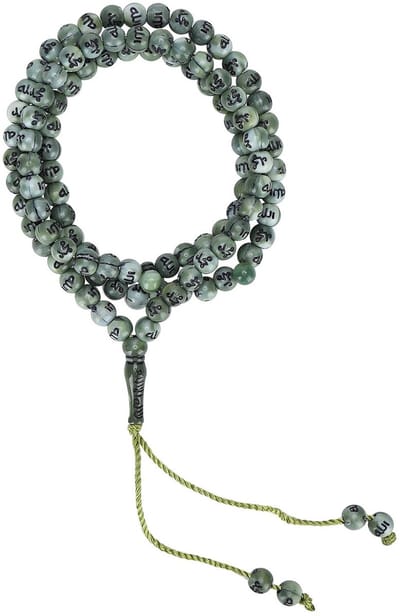 Dailygoody - 99 moslimparels - Gebedskralen - Hoogwaardige kunsthars - Uniseks armband - Mala halsketting - Decoratieve accessoires