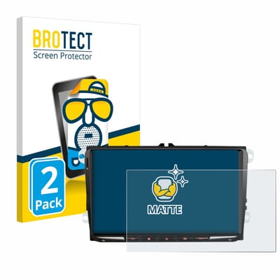BROTECT - Screenprotector voor Erisin ES8998V 9" - Folie Beschermfolie matte 2 Stuks