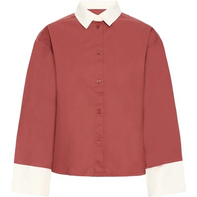 Ichi IHCIZA SH Dames Blouse - Cowhide