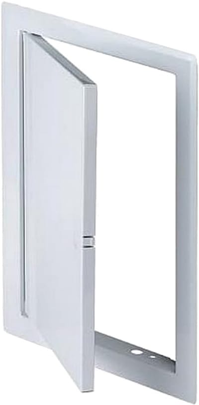 Inspectiedeur Plaatstaal 250x300 mm - Wit