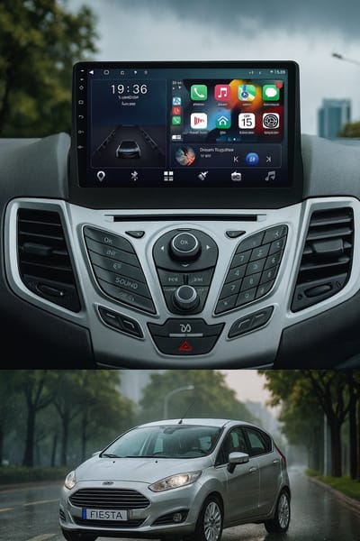 ADIVOX 9 inch T1 geschikt voor Ford Fiesta 2008-2017 Android 15 CarPlay/Auto/WiFi/RDS/DSP/NAV