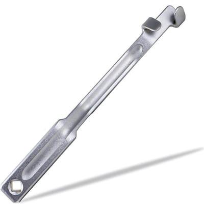 Sleutelverlengstuk Gereedschapsbalk 13,5 inch lang Momentsleutelverlengstuk met 12 inch gat voor monteurs zilver