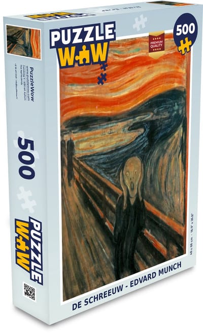 Puzzel De schreeuw - Edvard Munch - Legpuzzel - Puzzel 500 stukjes