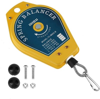 Dailygoods- Gereedschapshouder Uitschuifbaar - Hangend - Hoogwaardig Metaal/Kunststof - Draagvermogen 1,5 kg - Eenvoudig te Installeren - Robuust en Duurzaam - Gereedschapsteun