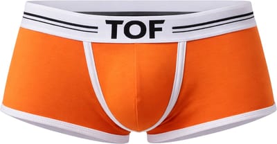 TOF Paris French Trunk Orange - MAAT XXL - Heren Ondergoed - Boxershort voor Man - Mannen Boxershort